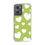 スリムプロテクションケース［ Dot Hearts - Green ］