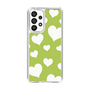 スリムプロテクションケース［ Dot Hearts - Green ］