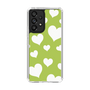 スリムプロテクションケース［ Dot Hearts - Green ］