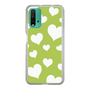 スリムプロテクションケース［ Dot Hearts - Green ］