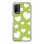 スリムプロテクションケース［ Dot Hearts - Green ］