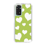 スリムプロテクションケース［ Dot Hearts - Green ］