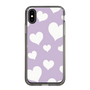 スリムプロテクションケース［ Dot Hearts - Purple ］