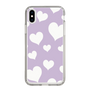 スリムプロテクションケース［ Dot Hearts - Purple ］