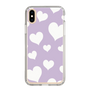スリムプロテクションケース［ Dot Hearts - Purple ］