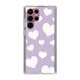 スリムプロテクションケース［ Dot Hearts - Purple ］
