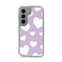 スリムプロテクションケース［ Dot Hearts - Purple ］