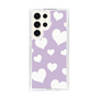 スリムプロテクションケース［ Dot Hearts - Purple ］