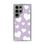 スリムプロテクションケース［ Dot Hearts - Purple ］