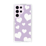 スリムプロテクションケース［ Dot Hearts - Purple ］
