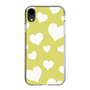 スリムプロテクションケース［ Dot Hearts - Yellow ］