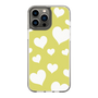スリムプロテクションケース［ Dot Hearts - Yellow ］