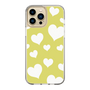 スリムプロテクションケース［ Dot Hearts - Yellow ］