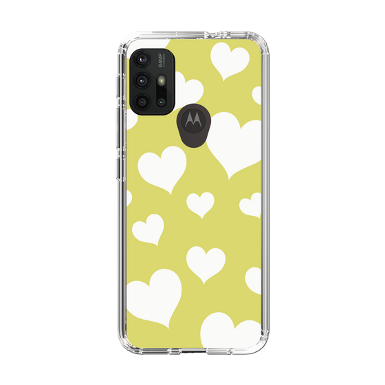 スリムプロテクションケース［ Dot Hearts - Yellow ］