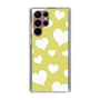 スリムプロテクションケース［ Dot Hearts - Yellow ］