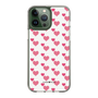 スリムプロテクションケース［ Stripe Hearts - Pink ］