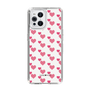 スリムプロテクションケース［ Stripe Hearts - Pink ］