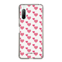 スリムプロテクションケース［ Stripe Hearts - Pink ］