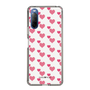 スリムプロテクションケース［ Stripe Hearts - Pink ］