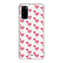 スリムプロテクションケース［ Stripe Hearts - Pink ］