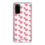 スリムプロテクションケース［ Stripe Hearts - Pink ］