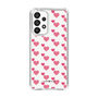 スリムプロテクションケース［ Stripe Hearts - Pink ］