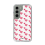 スリムプロテクションケース［ Stripe Hearts - Pink ］