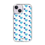 スリムプロテクションケース［ Stripe Hearts - Blue ］