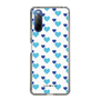 スリムプロテクションケース［ Stripe Hearts - Blue ］