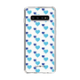 スリムプロテクションケース［ Stripe Hearts - Blue ］