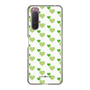 スリムプロテクションケース［ Stripe Hearts - Green ］