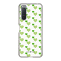 スリムプロテクションケース［ Stripe Hearts - Green ］