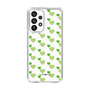 スリムプロテクションケース［ Stripe Hearts - Green ］