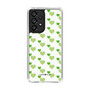 スリムプロテクションケース［ Stripe Hearts - Green ］