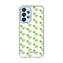 スリムプロテクションケース［ Stripe Hearts - Green ］