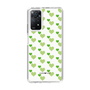 スリムプロテクションケース［ Stripe Hearts - Green ］