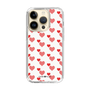スリムプロテクションケース［ Stripe Hearts - Red ］