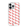 スリムプロテクションケース［ Stripe Hearts - Red ］