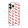 スリムプロテクションケース［ Stripe Hearts - Red ］