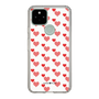 スリムプロテクションケース［ Stripe Hearts - Red ］