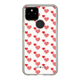 スリムプロテクションケース［ Stripe Hearts - Red ］