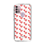 スリムプロテクションケース［ Stripe Hearts - Red ］