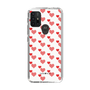 スリムプロテクションケース［ Stripe Hearts - Red ］