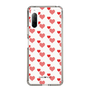 スリムプロテクションケース［ Stripe Hearts - Red ］