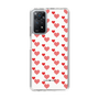 スリムプロテクションケース［ Stripe Hearts - Red ］
