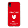 スリムプロテクションケース［ FRAGILE - Red ］