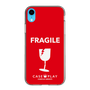 スリムプロテクションケース［ FRAGILE - Red ］