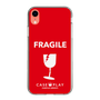 スリムプロテクションケース［ FRAGILE - Red ］