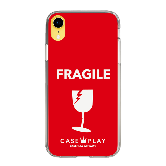 スリムプロテクションケース［ FRAGILE - Red ］