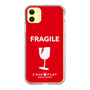 スリムプロテクションケース［ FRAGILE - Red ］